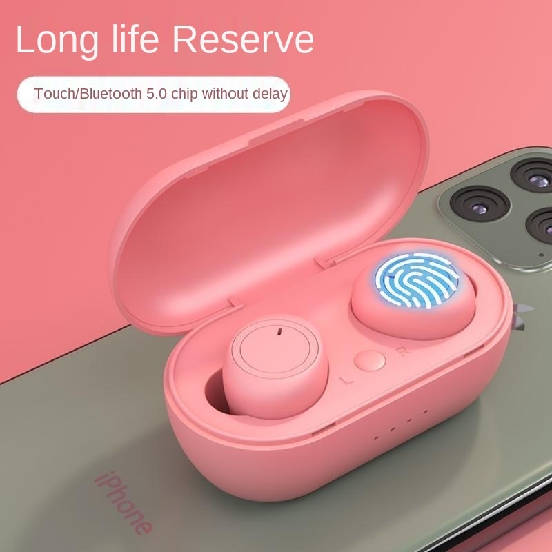 NEW TWS Bluetooth Earphone 5.0 Wireless Headset IPX6 Waterproof Deep Bass Earbuds True Wireless Stereo Headphone Sport Earphones