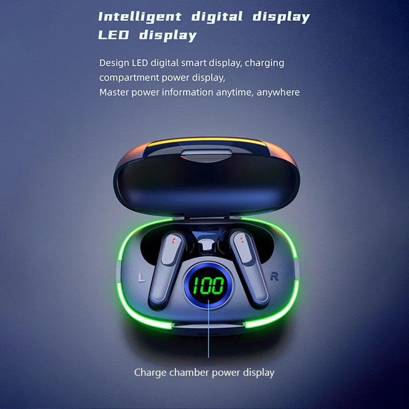 Original TWS Air Pro 80 Wireless Bluetooth Headset with Mic LED Display Earbuds Wireless Headphones Air Fone Bluetooth Earphones