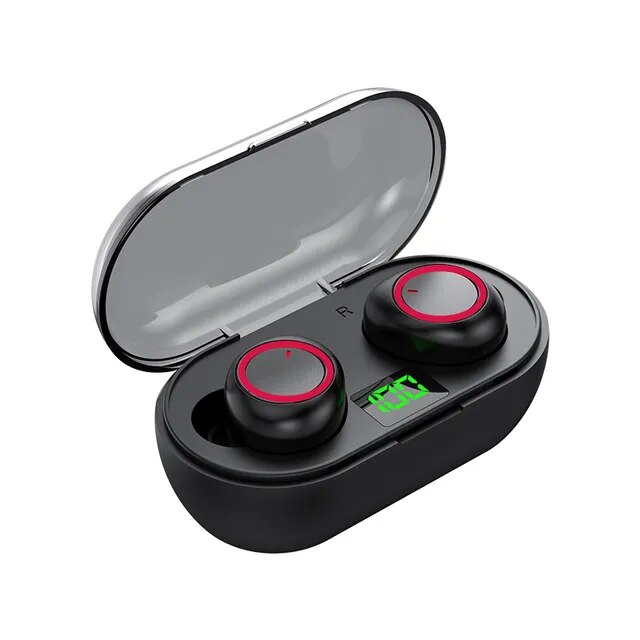 Y50 TWS Wireless Headphones Earphones Bluetooth Touch Control Noise Reduction Stereo Waterproof Earbuds Headsets With Microphone