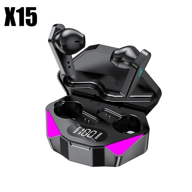 New X15 TWS Earphones Bluetooth Wireless Headphones 65ms Low Latency Earbuds Esport Gaming Headset Gamer Earphone Mic For xiaomi