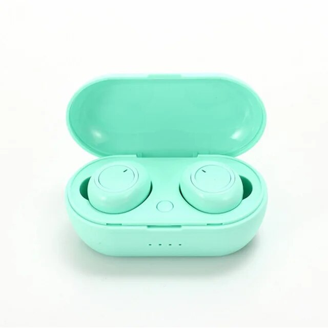 NEW TWS Bluetooth Earphone 5.0 Wireless Headset IPX6 Waterproof Deep Bass Earbuds True Wireless Stereo Headphone Sport Earphones